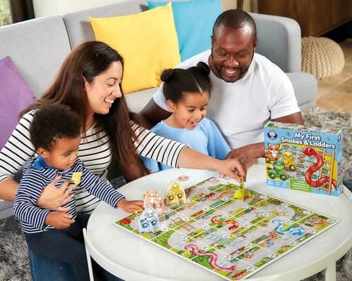 Orchard Toys My First Snakes & Ladders Family Board Game for Kids Age 3+ — view 4