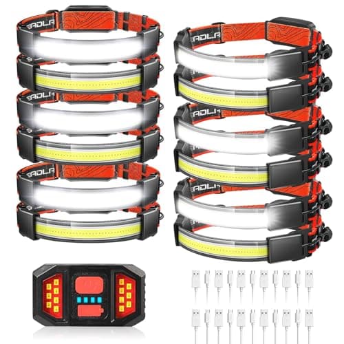 LoTanop 12Pack Rechargeable Headlamp