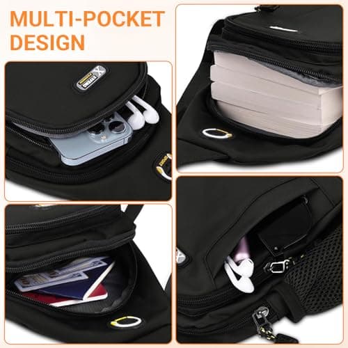 LAILAILE Man Bags for Men Crossbody – Waterproof Anti Theft — view 5