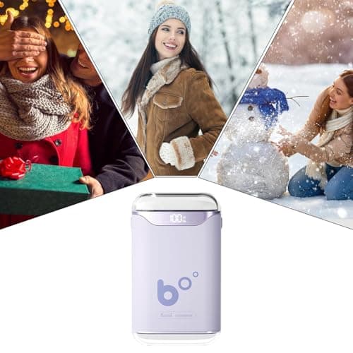 Electric Hand Heater - Winter Warmers with LED Light, Rechargeable Portable Pocket Warmer, Handheld Heat Pack for Hunting Commuting Sports Travel School | Gym Skiing Camping Trip Outdoor Cold Season — view 5