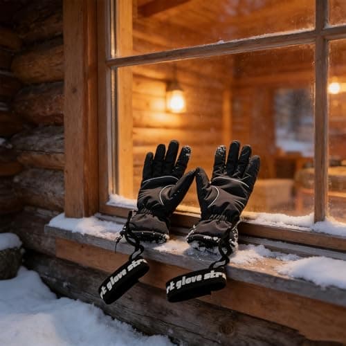4pcs Ski Glove Leashes, Nylon Safety Straps for Winter Sports Gloves — view 6