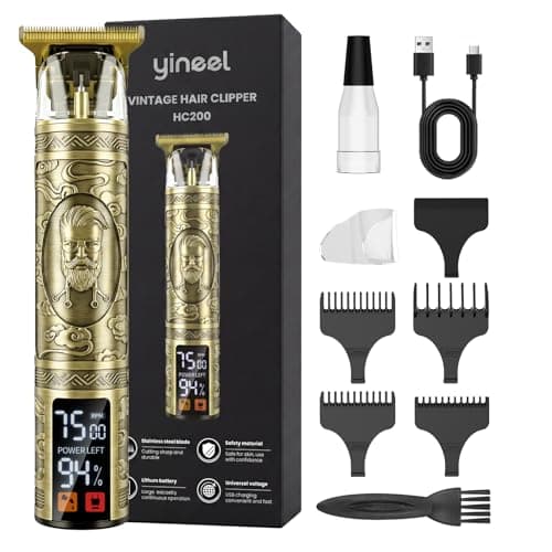 Yineel Beard Trimmer for Men, 180 Mins Hair Clippers & Electric Shaver