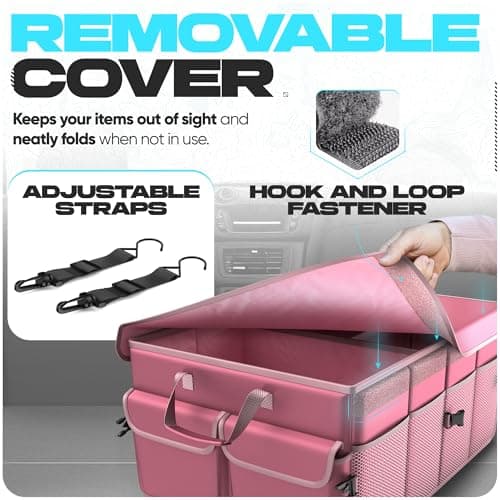FORTEM Car Boot Organiser - Foldable Car Organiser & Storage for SUV Trucks — view 5
