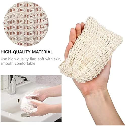 2 Pcs Soap Saver Bag,Soap Bag for Shower,Natural Organic Soap Net — view 4