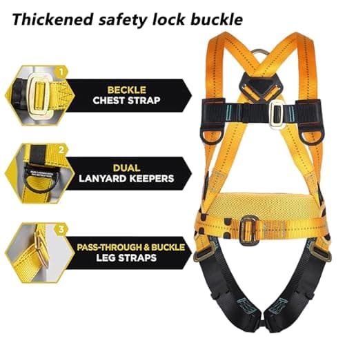 Safety Fall Arrest Kits with Lanyards & Hooks, Universal Rated up to 100kg — view 5