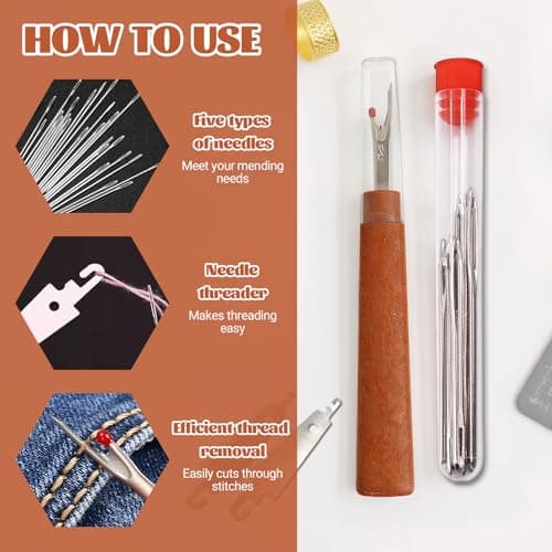 44 PCS Sewing Tool Set - Travel Sewing Kit with Needle and Thread Kit, Repair Tools for DIY Lovers and Beginners, Lightweight for Easy Handling and Portability Gifts for Women — view 6