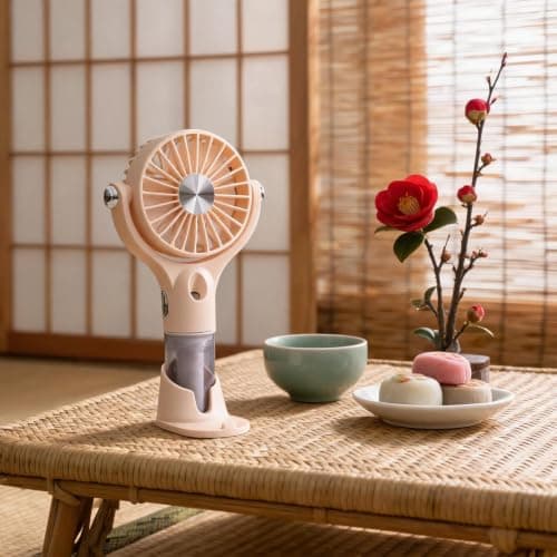 Portable Misting Fan 100 Speeds USB Rechargeable Quiet Mini — view 3