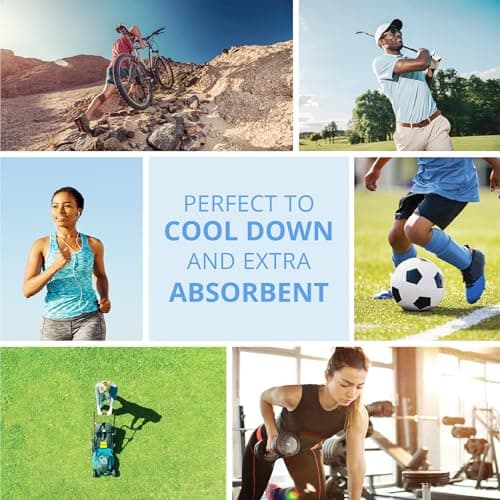 FROGG TOGGS unisex adult Original Towel, Longer than Microfiber Towels, Biodegradable Chilly Pad Instant Cooling Towel Perfect For Use Anytime You Sweat 33x13, Hivis Orange, 33x13 US — view 4