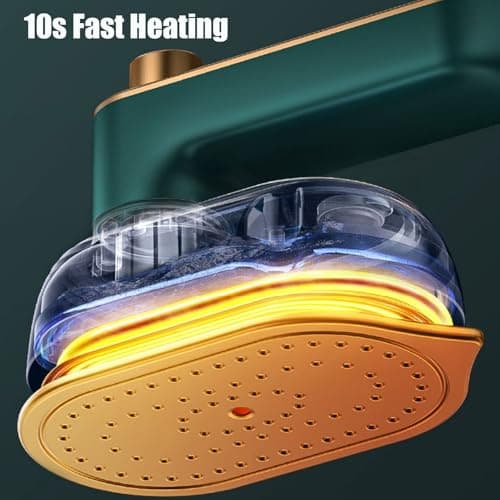 HOORayeah Travel Mini Steam Iron - 180° Rotating Foldable Handheld - Fast Heat Up - Lightweight Portable Steamer for Home Business and Travel — view 4