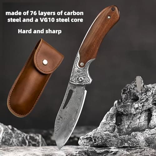 Pocket Folding Knife Camping Accessories,Pocket Multitool Equipped with a Screwdriver,Gadgets for Outdoor Camping, DIY, Gift for Men — view 4