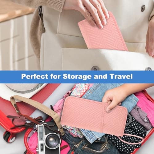 SITHON Hot Iron Holder & Mat Heat, Resistant Hair Tools Travel Bag — view 6