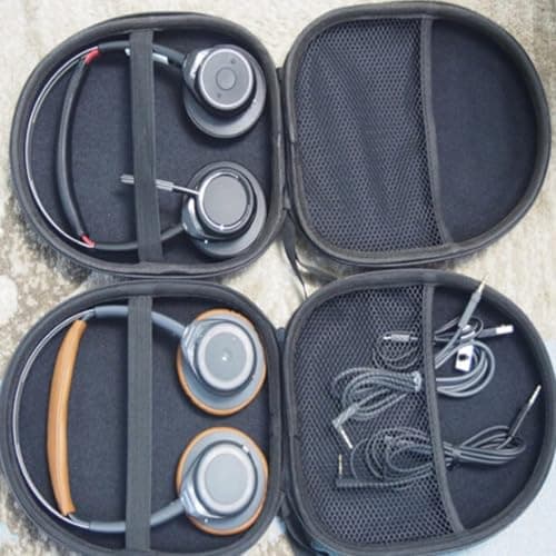 Headphone Travel Case Lightweight Compact Headphones Storage Pouch — view 6