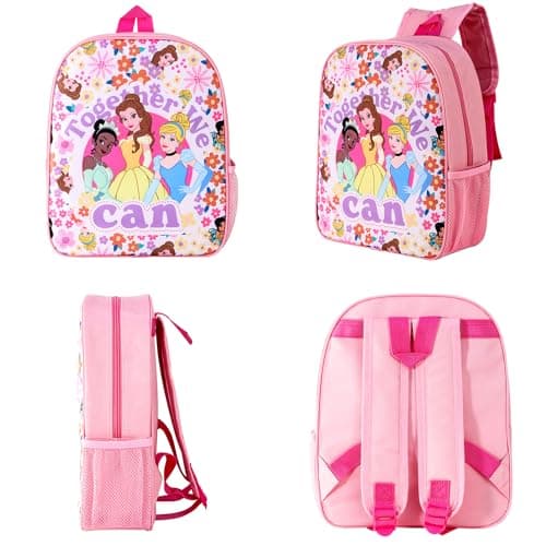 Disney Princess Kids Backpack, Lightweight School & Travel Bag Boys & Girls — view 5