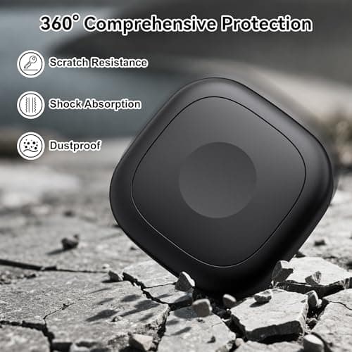 2 Pack for Tile Life360 Mate 2024/2022 Bluetooth Tracker Adhesive Mount, Silicone Waterproof Case with 3M Adhesive Sticker Stick on Car/Bike/Luggage, Hidden Tile Mate Full Protective Holder Anti-Lost — view 6