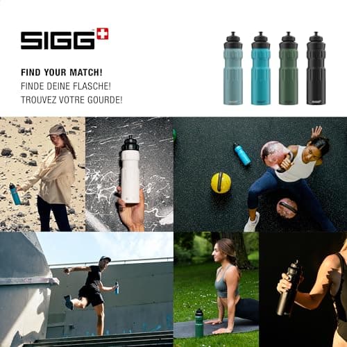 Sigg - Aluminum Sports Water Bottle - WMB Sports Dusk - With 3-Stage Sports Cap - Leakproof & Lightweight - BPA Free - 0.75L — view 5