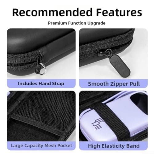 EVA Power Bank Bag for Shockproof 14 x 8 x 5 cm Robust EVA Power Bank (Black) — view 4