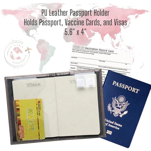 Pretty Little Passports Passport Holder, Chrome, USA, Silver, 5.6 x 4 inches, Passport Holder — view 3