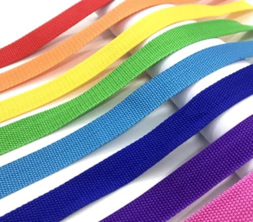 Polypropylene Webbing Straps 20mm 25mm 30mm 38mm 40mm 50mm Tape Backpack Luggage Straps Crafts Outdoor DIY Colours Lengths (20mm/1m, Orange) — view 4