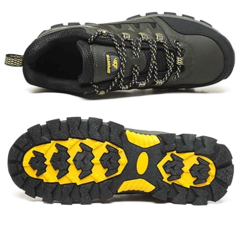 Men's Women's Lightweight Waterproof Anti-Slip Hiking Shoes Travel Camping Shoes Walking Shoes Four Seasons Green 7 UK — view 4