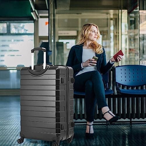 RMW Suitcase 2 Piece Cabin 20" Carry On Hand Luggage Hard Shell — view 2
