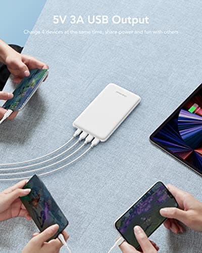 Charmast 26800mAh Power Bank,15W Ultra Slim USB C Portable Charger — view 6