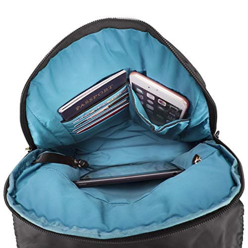 Travelon Luggage Anti-Theft Signature Slim Backpack, Black, One Size, Anti-theft Signature Slim Backpack — view 4