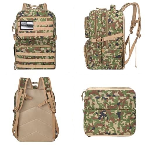 OUUTMEE Military Tactical Backpack 45L, MOLLE Rucksack for Men — view 2