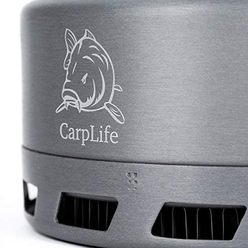 CarpLife Kettle Hand Finished with Paracord Handle - Rapid Boil Travel Kettle Camp Coffee Pot for Fishing, Camping, Caravans on Outdoor Open Fires, Fire Pits, Gas Stove for Portable Coffee Tea Brewing — view 3