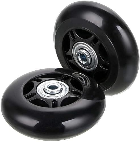 LOTOWELZON 1 Pair Luggage Replacement Wheels OD68x6x24mm/2.68x0.24x0.94in — view 3