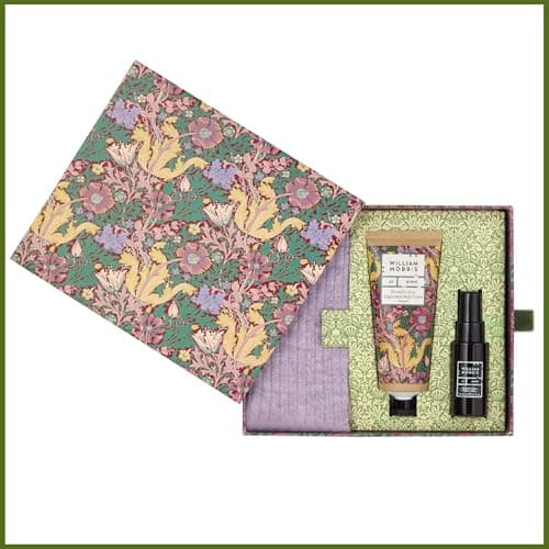 William Morris At Home Magnesium Body Cream 100ml, Pillow Mist 30ml, Bed Socks, Almond Oil, Lavender, Travel Size, Vegan and Cruelty Free, Beauty Gift For Her — view 6