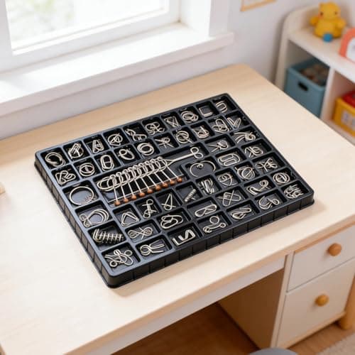 Metal Puzzles Educational Logic Test Toy — view 2