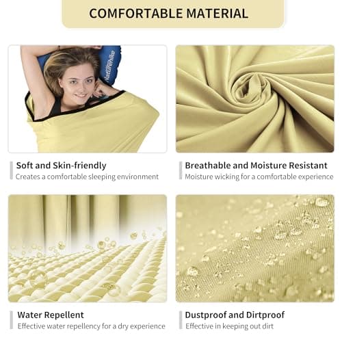 Naturehike Ultralight Sleeping Bag Liner, 390g, High Elasticity, Travel Sleeping Bag for Backpacking, Hostels, Camping — view 4
