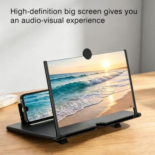 12" Thin Foldable Phone Screen Magnifier, Foldable HD Mobile Amplifier — view 6