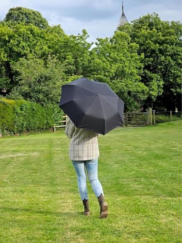 Fulton Open & Close 3 Black Unisex_adult Umbrella Black One Size — view 5