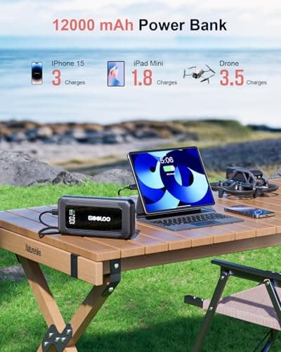 GOOLOO G7 3000A Jump Starter Power Bank with Built-in Cable & 45W QC — view 5