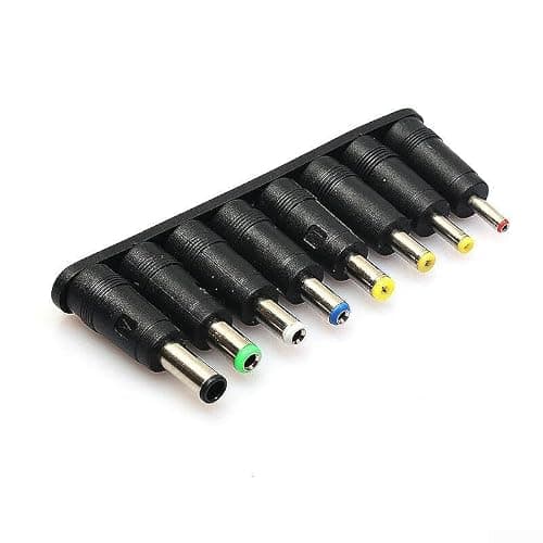 8-Pack Laptop Power Connector Tips Set for Notebook AC DC Adapter
