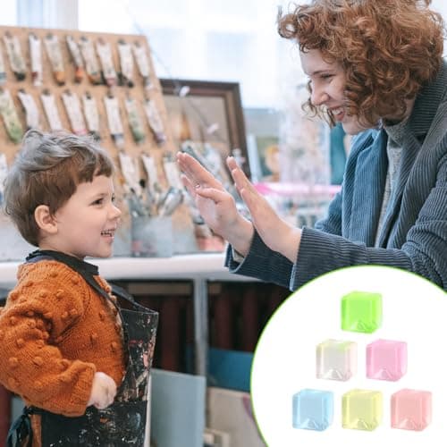 6 Pack Cube Sensory Squeeze Toys BPA Free TPR Fidget Set — view 4
