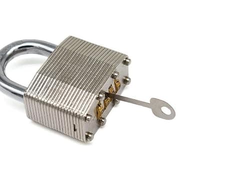 QiDAi 2pcs 0.6mm Combo LockPick Tools, Easy Decision Multi Wheeled Combination Lock,Mini Shim Picking Tool for Password Lock — view 4