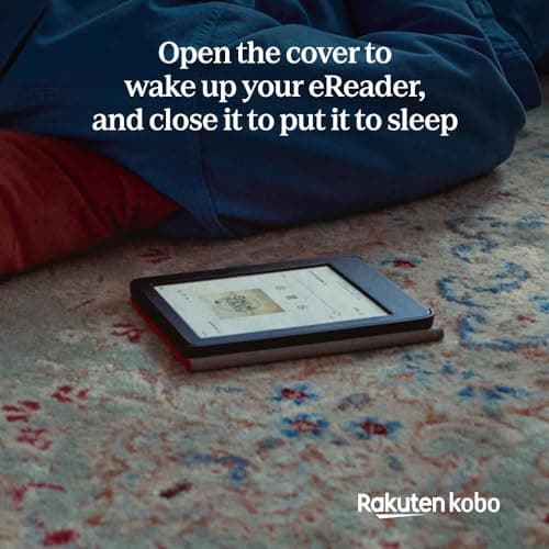 Kobo Clara Colour/BW SleepCover Case, Candy Pink, Vegan Leather — view 3