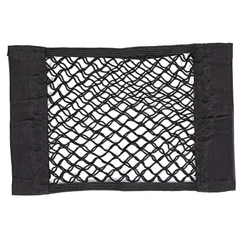 Omquot Universal Black Elastic Luggage Net Organiser for Car Boot Storage Bag, High Strength and Flexible, for Overland Travel, Suitable for Most Vehicles, 15.0 X
