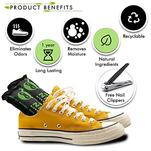 Shoe Ninja Shoe Deodoriser, Shoe Odour Eliminator, Football Boot, 2 Pack — view 3
