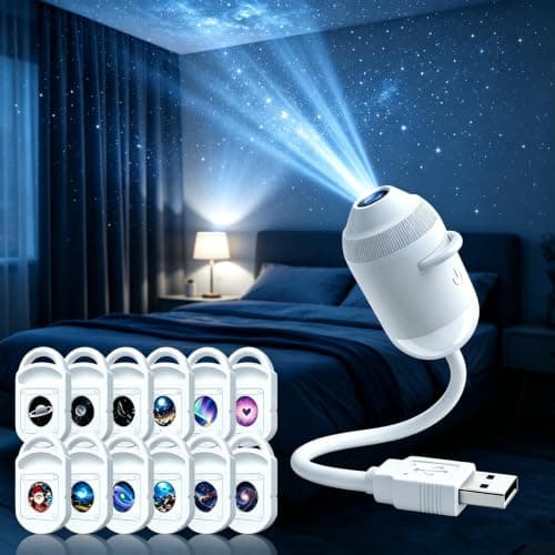 COMAUO NEXT GEN SMART PROJECTION HD 5D Holographic Night Light Projector