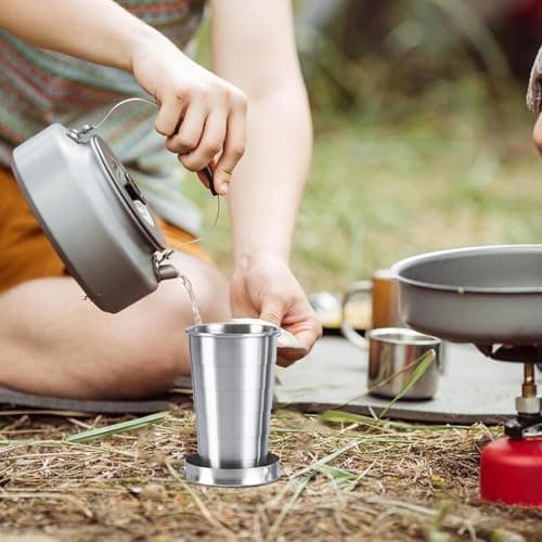 Retractable Cups for Traveling Stainless Steel Portable — view 6