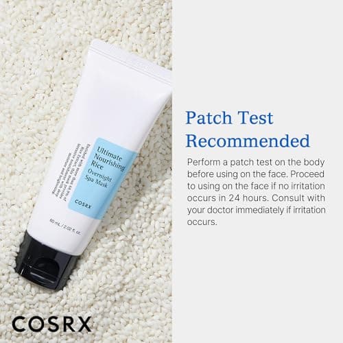 COSRX Ultimate Nourishing Rice Overnight Spa Mask, 60ml | Facial Moisturizer with Rice Extract and Niacinamide | Leave-on Face Mask | Korean Skincare — view 6
