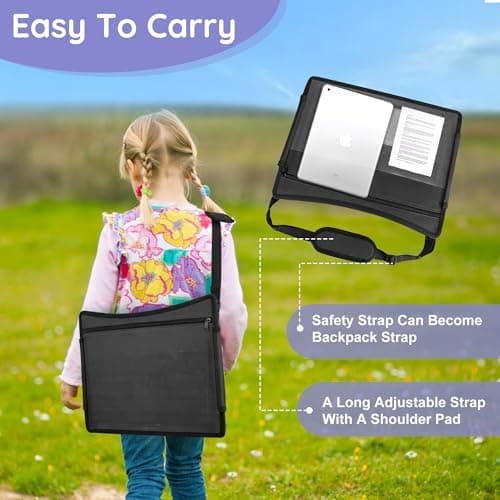 INFANZIA Kids Travel Tray for Car, Car Seat Tray with Markers for Kids — view 6