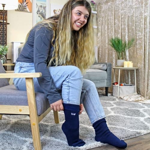 THMO 3 Pack Ladies Thick Winter Socks with Comfort Top — view 2