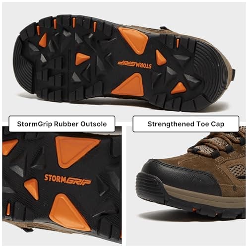 Peter Storm Men's Camborne Low Walking Shoe with High Traction Rubber Sole & Durable Leather Upper (Brown, UK Footwear Size System, Adult, Men, Numeric, Medium, 9) — view 4