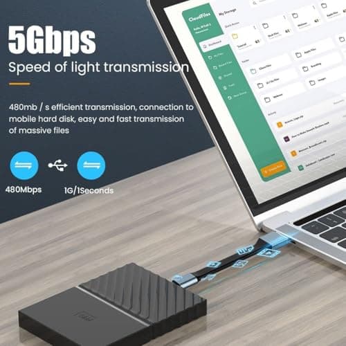 SAMERIO Keychain Charger USB to iOS Short Charging Cable Portable Travel Fast Charging Cord — view 6