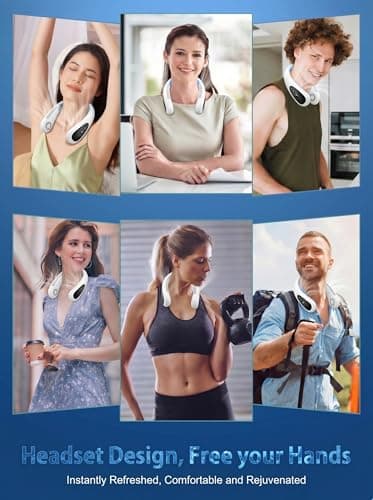 Neck Air Conditioner, Portable Neck Fan with Cooling Plate Rechargeable — view 5