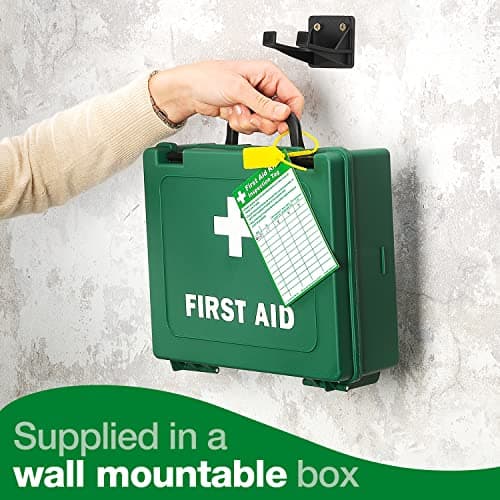 Safety First Aid Group Workplace First Aid Kit (Medium 11-20 Persons) Economy HSE-Compliant with Inspection Tags, Accident Book, Wall Bracket, Extra Plasters — view 6